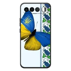 Чехол с Украинской символикой на РеалМе 16 5Г (Бабочка)