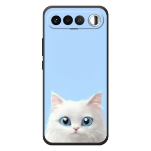 Чехол на тематику: Коты для RealMe 16 5G (Белый кот)