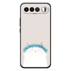 Чехол на тематику: Коты для RealMe 16 5G (Белый котик)
