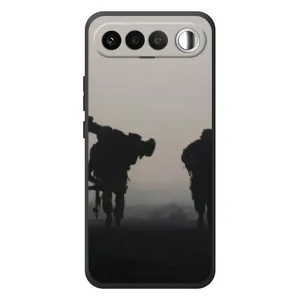 Чехлы на военную тематику для RealMe 16 5G (Бой солдат)