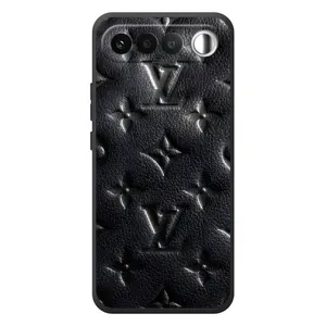 Текстурний Чохол Louis Vuitton для РеалМе 16 5G (Чорний ЛВ)