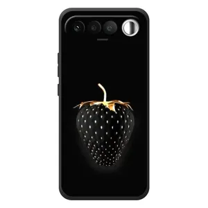 Чехол с изображением вкусной еды для RealMe 16 5G (Чёрная клубника)