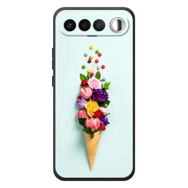 Чехол с рисунком «Цветок-мороженное» для RealMe 16 5G Чехол с рисунком «Цветок-мороженное» для RealMe 16 5G