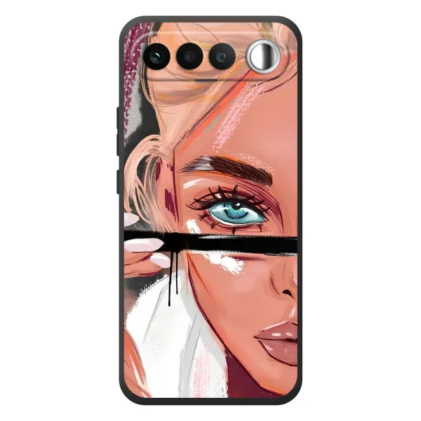Чехол с рисунком «Девушка и ресницы» для RealMe 16 5G Чехол с рисунком «Девушка и ресницы» для RealMe 16 5G