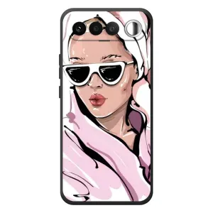 Чохол з картинкою Модні Дівчата RealMe 16 5G (Дівчина в халаті)