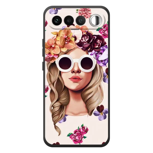 Чехол с рисунком «Девушка в очках» для RealMe 16 5G Чехол с рисунком «Девушка в очках» для RealMe 16 5G