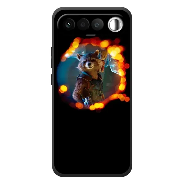 Чехол с рисунком «Енот Ракета» для RealMe 16 5G