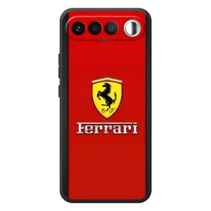 Силіконовий бампер з картинкою машини на RealMe 16 5G (Ferrari Logo)
