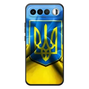 Чехол с картинкой (Патриотический ГЕРБ) на RealMe 16 5G (Герб и Флаг Украины)