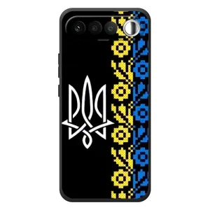 Силиконовый Чехол на RealMe 16 5G (Герб и вышыванка)