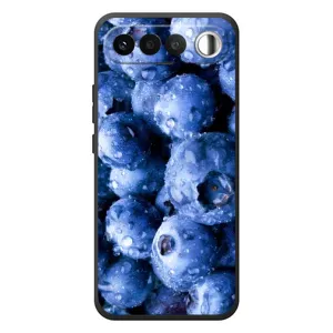 Чехол с изображением вкусной еды для RealMe 16 5G (Голубика)