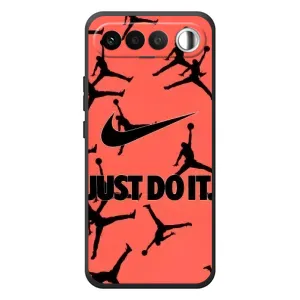 Силіконовый Чохол Nike Air Jordan на РеалМе 16 5G (Just Do It)