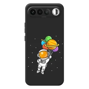 Силиконовый Чехол с принтом "Космонавты" на RealMe 16 5G (Космонавт с шариками)