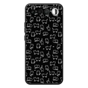 Чехол на тематику: Коты для RealMe 16 5G (Котики на черном)