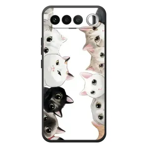 Силиконовый чехол с котиком для RealMe 16 5G (Коты)