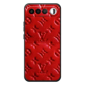 Текстурний Чохол Louis Vuitton для РеалМе 16 5G (Червоний ЛВ)