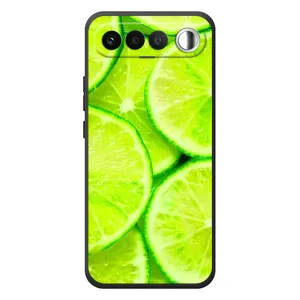 Чехол с изображением вкусной еды для RealMe 16 5G (Лайм)