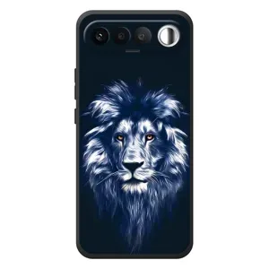 Чехол с картинкой на RealMe 16 5G (Лев - синий)