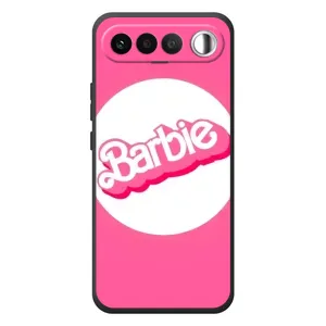 Силиконовый Чехол Барби Фильм на RealMe 16 5G (Лого Барби)