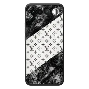 Чохол Стиль Louis Vuitton на RealMe 16 5G (LV на білому)