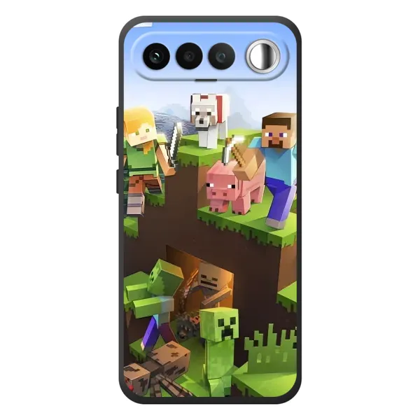 Чехол с рисунком «Майн-крафт» для RealMe 16 5G
