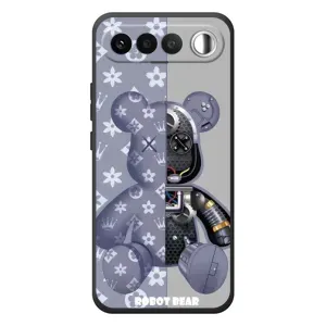 Силіконовий чохол для RealMe 16 5G (Ведмідь Louis Vuitton)