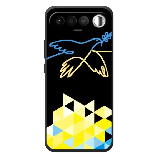 Чехол с рисунком «Мир для Украины» для RealMe 16 5G Чехол с рисунком «Мир для Украины» для RealMe 16 5G