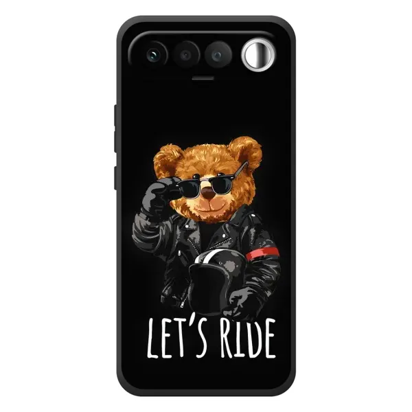 Чехол с рисунком «Модный Мишка» для RealMe 16 5G
