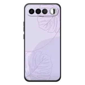 Чохол квітковий дизайн для RealMe 16 5G (Монстера фіолетова)