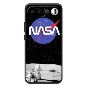 Силіконовый бампер з принтом "Наса" на RealMe 16 5G (Nasa на місяці)