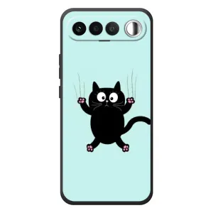 Силиконовый чехол с котиком для RealMe 16 5G (Падающий кот)