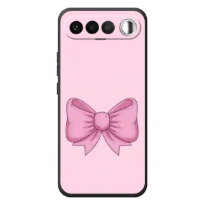 Чехол банты для RealMe 16 5G (Розовый бантик)