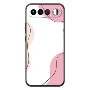 Чохол квітковий дизайн для RealMe 16 5G (Рожевий фон)