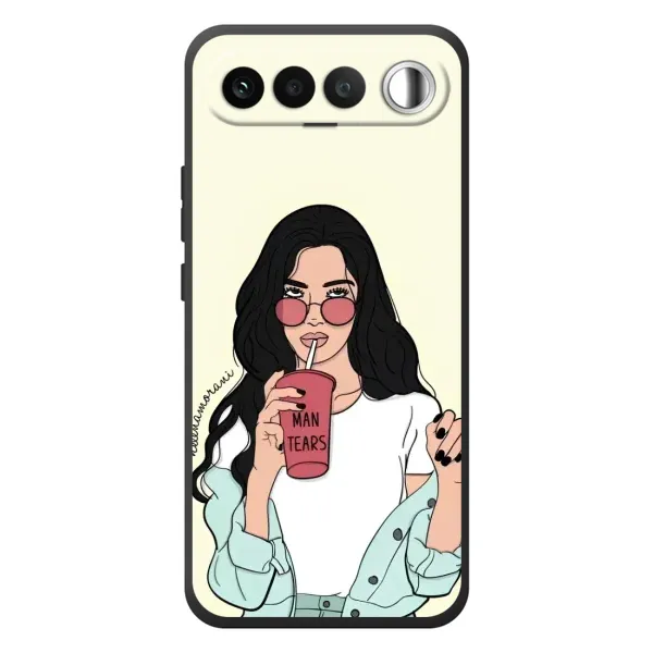 Чехол с рисунком «С напитком» для RealMe 16 5G Чехол с рисунком «С напитком» для RealMe 16 5G