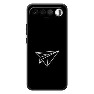 Чехол с картинками на черном фоне для RealMe 16 5G (Самолетик)