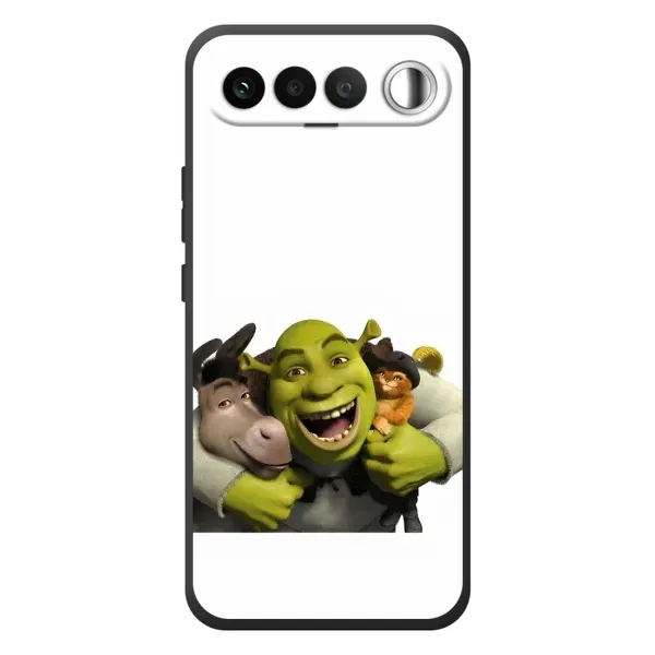 Чехол с рисунком «Шрек осел и кот» для RealMe 16 5G Чехол с рисунком «Шрек осел и кот» для RealMe 16 5G