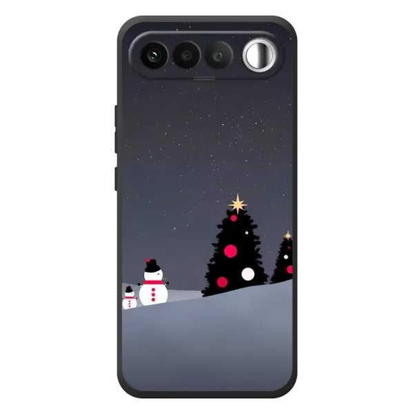 Чехол с рисунком «Снеговички» для RealMe 16 5G Чехол с рисунком «Снеговички» для RealMe 16 5G