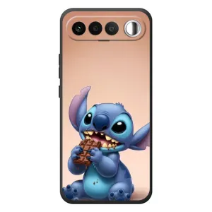 Чехол с рисунком Стич для RealMe 16 5G (Стич с шоколадом)