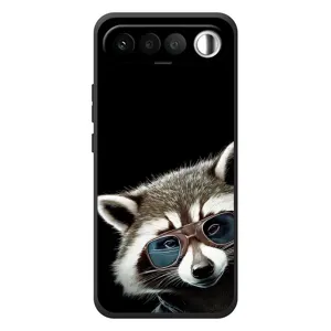 Силиконовый Чехол с Енотами на RealMe 16 5G (Стильный Енот)
