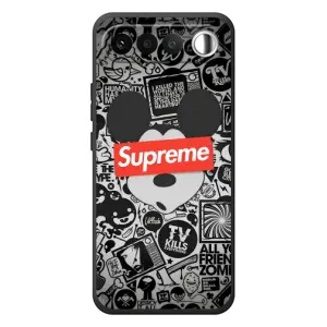 Чохол з Брендами одягу на РеалМе 16 5G (Supreme Маус)
