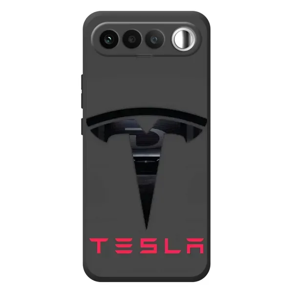 Чехол с рисунком «Logo TESLA» для RealMe 16 5G Чехол с рисунком «Logo TESLA» для RealMe 16 5G