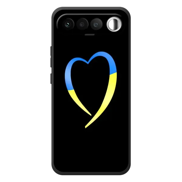 Чехол с рисунком «Украинское сердце» для RealMe 16 5G Чехол с рисунком «Украинское сердце» для RealMe 16 5G