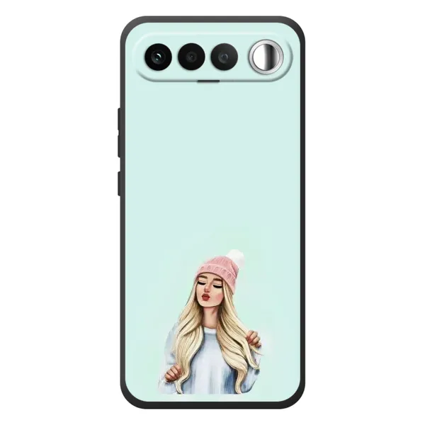 Чехол с рисунком «В шапке» для RealMe 16 5G Чехол с рисунком «В шапке» для RealMe 16 5G