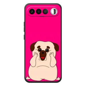 Чехол (ТПУ) Милые собачки для RealMe 16 5G (Веселый Мопсик)