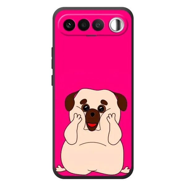 Чехол с рисунком «Веселый Мопсик» для RealMe 16 5G Чехол с рисунком «Веселый Мопсик» для RealMe 16 5G