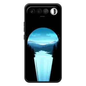 Летний Чехол на RealMe 16 5G (Синий Водопад)