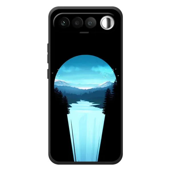 Чехол с рисунком «Синий Водопад» для RealMe 16 5G