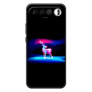Силиконовый бампер с картинкой животных для RealMe 16 5G (Яркий олень)