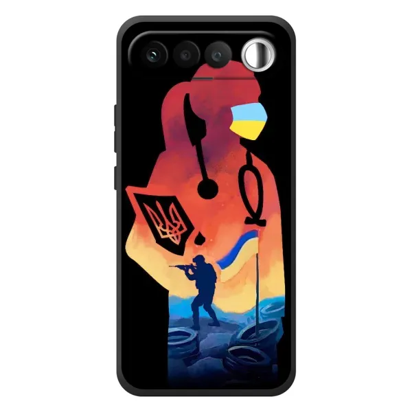 Чехол с рисунком «ЗСУ Врач» для RealMe 16 5G Чехол с рисунком «ЗСУ Врач» для RealMe 16 5G