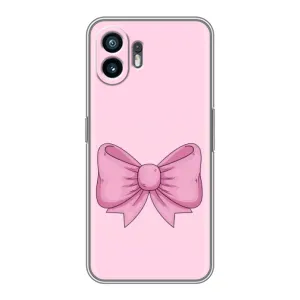 Чохол банти для RealMe 16T (Рожевий бантик)
